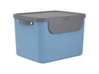 Rotho Switzerland Recycling-Müllsystem Albula Kunststoff Horizon Blue 55 l