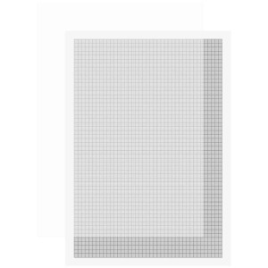 I Am Creative Transparentpapier Block A4, 25 Blatt. Transparentpapier für Bastelarbeiten und Skizzen.