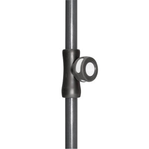 Tube inférieur anthracite (22/25 mm) pour pied de parasol Derby.
