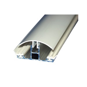 Profilo di connessione a morsetto in PVC, 250 cm di lunghezza, per coperture in plastica.