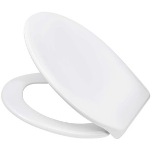 Abattant WC Diaqua blanc en duroplast avec fermeture ralentie.