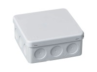 AP-Abzweigdose mit Dichtungsmembranen IP65 Grau (HxBxT) 50 x 100 x 100 mm AP-Abzweigdose mit Dichtungsmembranen IP65 Grau (HxBxT) 50 x 100 x 100 mm