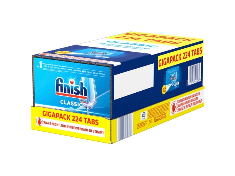 FINISH SALE PER LAVASTOVIGLIE FUNZIONE ANTICALCARE, MAGGIORI PRESTAZIONI  KG.1