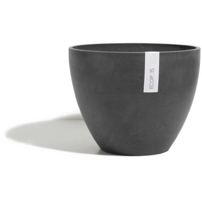 Ecopots Vaso Antwerp Grigio scuro Ø 30 cm / altezza 25,5 cm