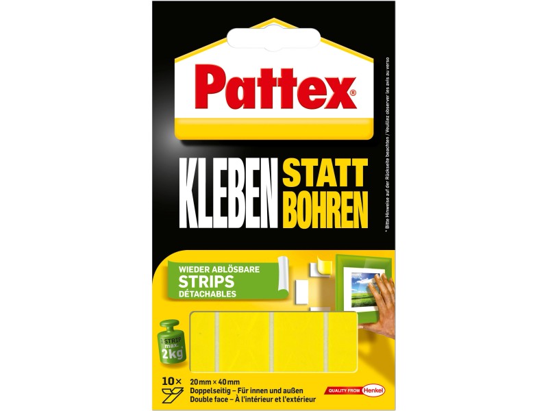 Pattex Kleben statt Bohren Strips 10 Stk.