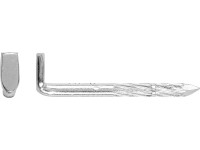 Stahlrillenhaken Verzinkt Ø 4,5 x 40 mm / 10 Stk.