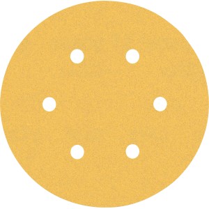 Disque abrasif Bosch Expert C470, Ø 150 mm, grain K120, 5 pièces, pour ponceuses excentriques.