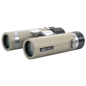 GoView Fernglas Zoomr 8x26, hellbraunes Magnesiumgehäuse für Outdoor-Abenteuer.