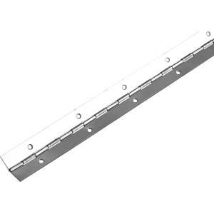Cerniera a barra Hettich, 1200 mm, acciaio inox opaco, per mobili e ante