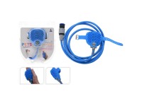 Badehilfe für Haustiere Silikon Blau