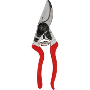 Sécateur Felco 9 pour gauchers, sécateur pour arbres et vignes avec poignées rouges et lame argentée.