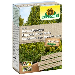 Neudorff Azet Concime per bosso, confezione da 2,5 kg per una crescita sana.