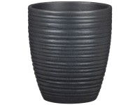 Scheurich Orchideentopf Linara Keramik Graphite Stone Ø 12,6 cm / Höhe 14,1 cm