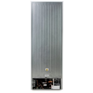 Vista posteriore del congelatore Domo DO91205F, bianco, 238 l, con tecnologia a vista.