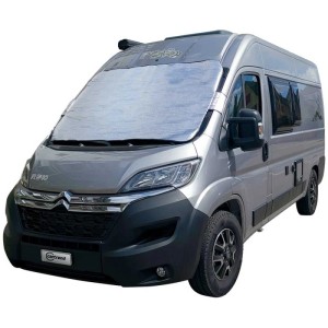Couverture de pare-brise Cartrend pour caravane, protège du gel et de la chaleur.