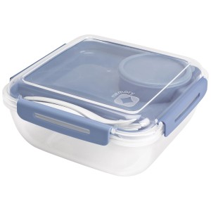 Rotho Memory salad box con posate, 1.7L, ideale per il viaggio. Conservazione alimenti.