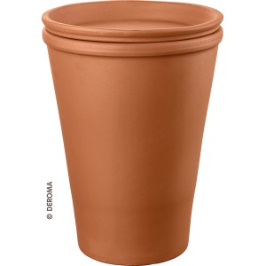 Deroma Aquado cono di irrigazione 32 cm in terracotta per vasi.