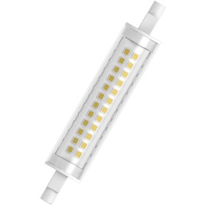 Ampoule LED tubulaire Osram R7S, 12W, blanc chaud, 1521 lumens.