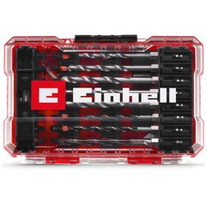Set de forets et d'embouts Einhell, 39 pièces, dans un M-Case transparent. Jeu d'outils avec embouts, forets et douilles.