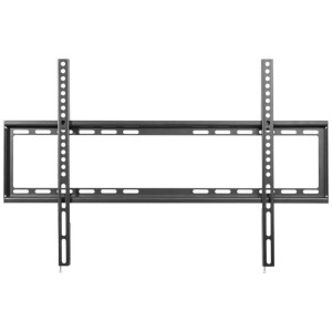 Supporto TV da parete Schwaiger Fixed 3, nero, per TV fino a 80 pollici, accessorio video.
