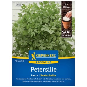 Kiepenkerl Saatscheibe Petersilie Laura: Aromatische Kräutersamen für Garten und Topf.