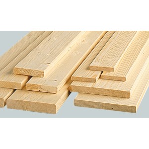 Bois de sciage brut épicéa/sapin, 78x98 mm, longueur 2 m. Idéal pour la construction intérieure et les ossatures bois.