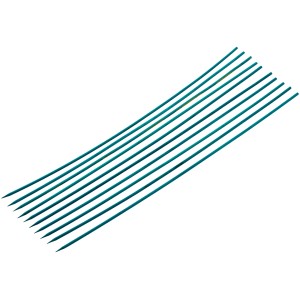Dix tuteurs verts pour plantes, longueur 60 cm, pour le jardin.