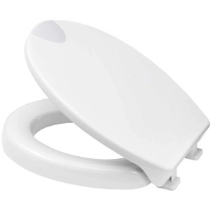Sedile WC Diaqua Comfort bianco in duroplast con chiusura rallentata.