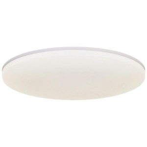 Plafonnier LED blanc Nordlux Vic 35, plastique, Ø 35 cm, pour lumière blanche neutre.