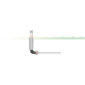Gardena Raccord en L 25 mm x 19 mm pour systèmes d'arrosage, pour connecter les arroseurs à l'extrémité du tuyau.