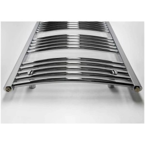 Radiateur sèche-serviettes Sonnenkönig Hana 1, chauffage chromé pour serviettes chaudes.
