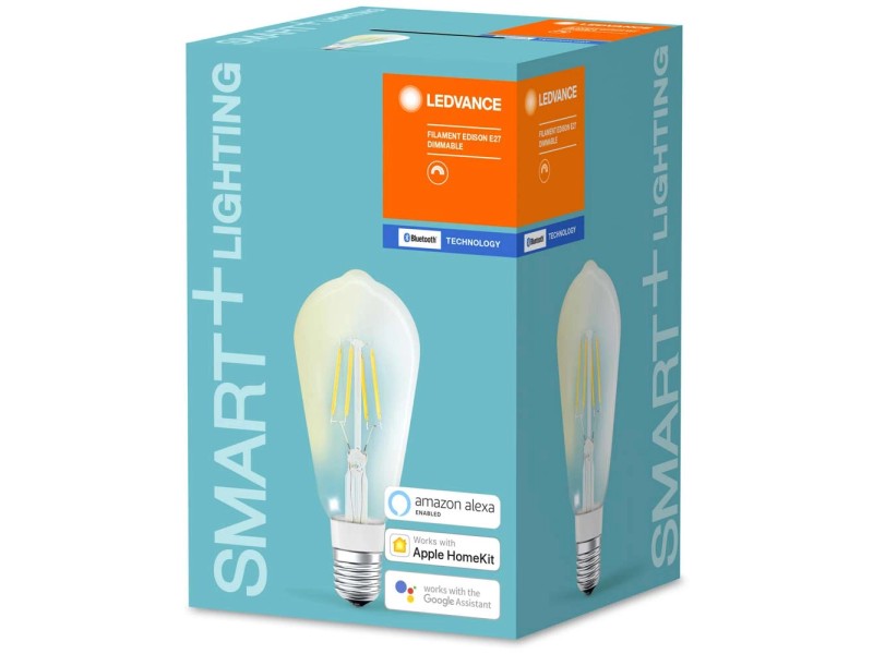 Ledvance Lampadina LED Smart+ Bluetooth Edison filam. E27 Bia caldo 60 W  806 lm