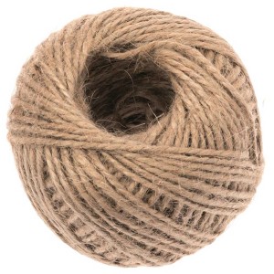 Bobine de ficelle de jute, 50 m, pour travaux manuels et décorations.
