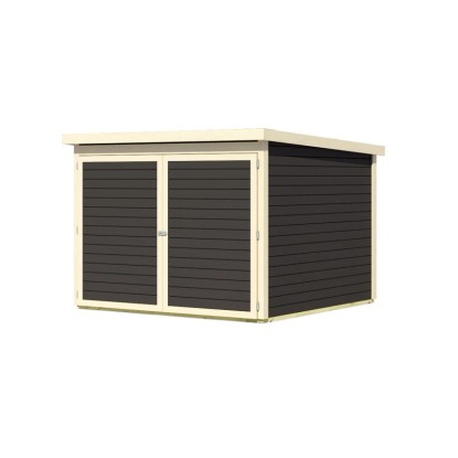 Karibu Garage per bici Terragrau 167 x 209 x 212 cm