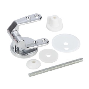 Set di fissaggio WC Wenko in metallo per legno/polimero, 12 pezzi, per il montaggio di sedili WC.