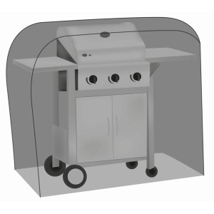 Copertura premium nera Acamp per barbecue a gas, ca. 72x170x114 cm.