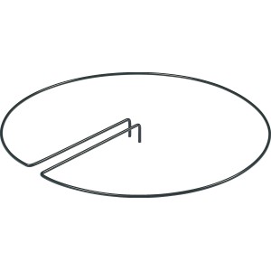Anello di supporto centrale Peacock, 30 cm, supporto per piante verde scuro per piante in vaso.