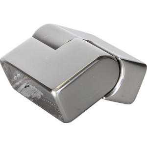 Joint en aluminium 0-45° pour raccord de rampe vertical, accessoire d'escalier.
