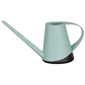 Geli Arrosoir Capri, eucalyptus, 1,3 l, design transparent avec un look bicolore.
