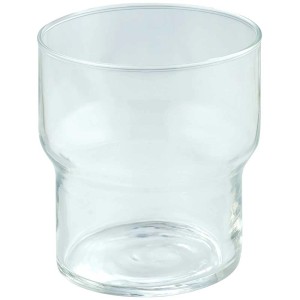 Diaqua Zahnputzbecher Deluxe, klar. Schlichter Glas-Becher für das Badezimmer.