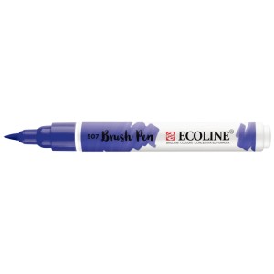 Ecoline Brushpen Ultramarinviolett, Pinselstift für Kunst und kreatives Gestalten.