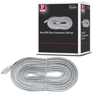 Cavo di collegamento Paulmann MaxLED, 5 m, bianco, per strisce LED. Per estendere le strisce LED.