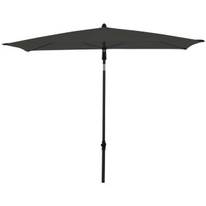 Ombrellone da balcone Derby, antracite, 180x120 cm, rettangolare, con funzione di inclinazione per una protezione solare ottimale.