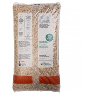 Sac de pellets de bois (épicéa/sapin) EN plus-A1, 15 kg, pour chauffage neutre en CO2.