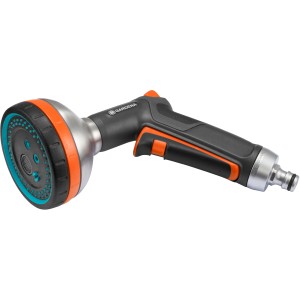 Gardena Premium Multibrause: Doccia a mano con 5 getti per irrigazione giardino.