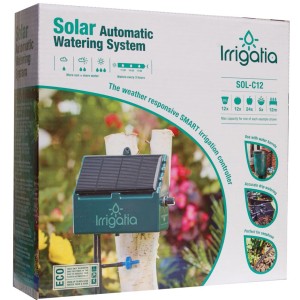 Système d'arrosage solaire Juliana Irrigatia, arrosage automatique de serre.