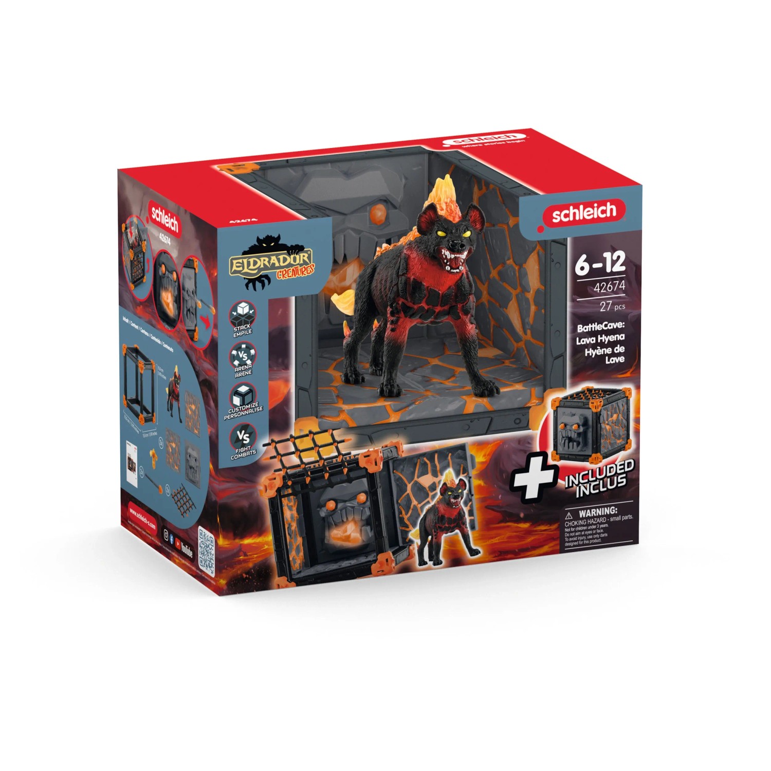 Schleich Eldrador 42732 Ours de lave BattleCave