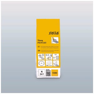 Ytong FIX N241 Dünnbettmörtel, 2 kg Sack für Porenbetonsteine.