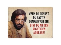 Puag Blechpostkarte Wenn du denkst 14,8 x 10,5 cm