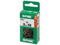 Spax Universalschraube TRX A2 Vollgewinde Schwarz verzinkt 3,5 x 16 mm / 25 Stk. Spax Universalschraube TRX A2 Vollgewinde Schwarz verzinkt 3,5 x 16 mm / 25 Stk.